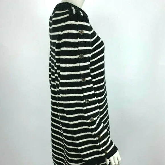 knit dress cut out JADE KNIT CUT OUT MIDI DRESS M / Black